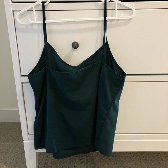 Dark green lace blouse & cami - size S - Picture 6 of 11